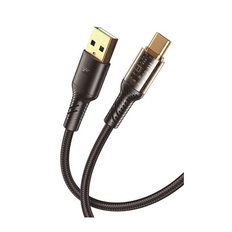 Kabel XO USB A na USB C NB229 2 4A 1m črn Catena d o o