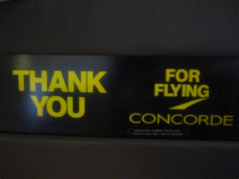 Thank You For Flying Concorde Thank You For Sharing Our Me Flickr