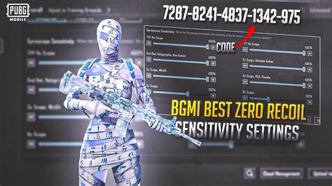 NEW UPDATE 2 8 0 BEST BGMISensitivity Settings Bgmi Montage