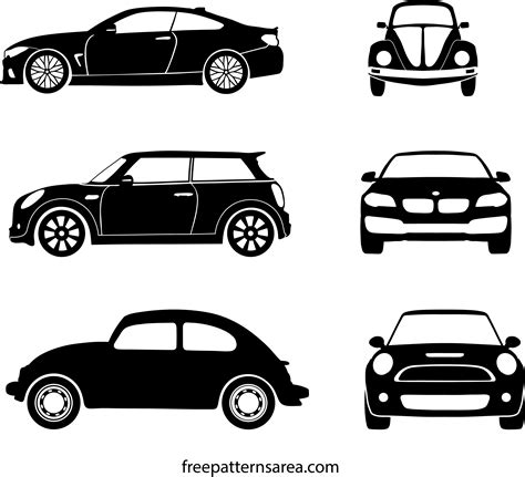 Free Car Silhouette Vector Illustrations for Download