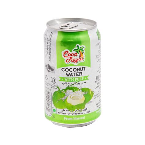 Coco Royal Coconut Water With Pulp 310ml Online At Best Price Fruit Drink Bottled Lulu Uae