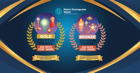 Metro Dumaguete Water Wins Gold Stevie Award In Asia Pacific