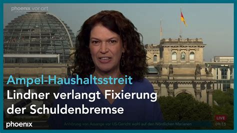 Phoenix Nachgefragt Mit Ulrike Winkelmann Zum Ampel Haushaltsstreit Am