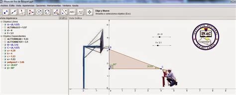 APLICACIÓN DE LA MATEMÁTICA AL ENTORNO UTILIZANDO EL SOFTWARE GEOGEBRA