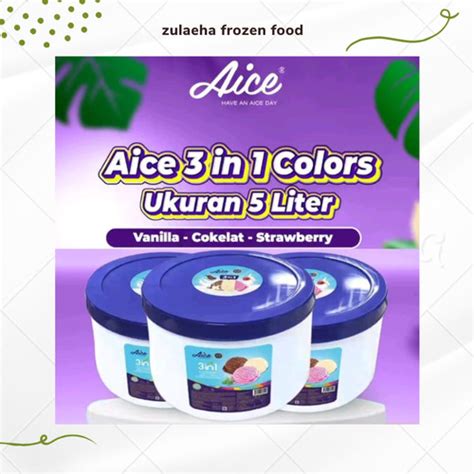 Promo Ice Cream Aice 5 Liter Es Krim Aice 3in1 Ukuran 5 Liter Jakarta