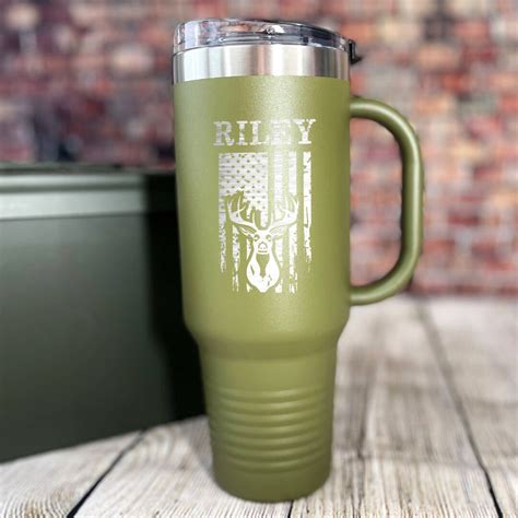 Personalized Insulated Mugs With Handle Outdoors Mens Mug T Custom 40oz Tumbler Durable