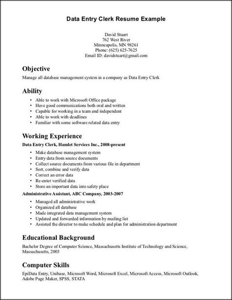 Resume Examples Resume Objective Office Assistant Jobs