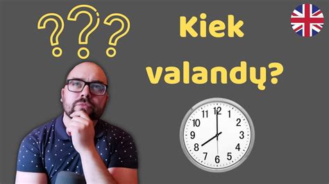 Angl Kalbos Pamokos Pradedantiesiems Kiek Valand Youtube