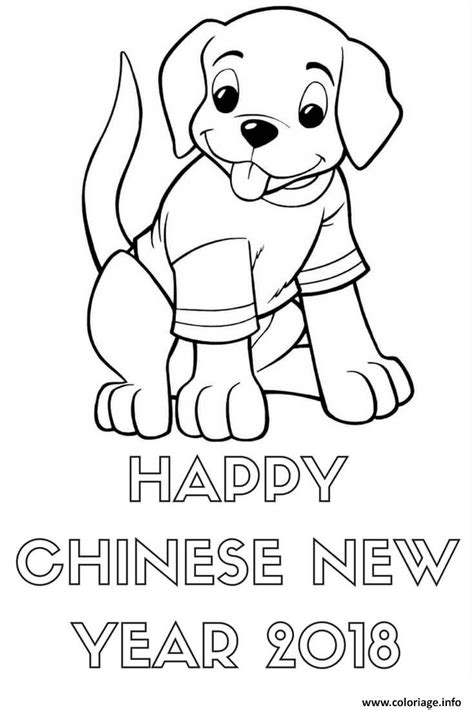 Coloriage Happy Nouvel An Chinois Sheet Jecolorie