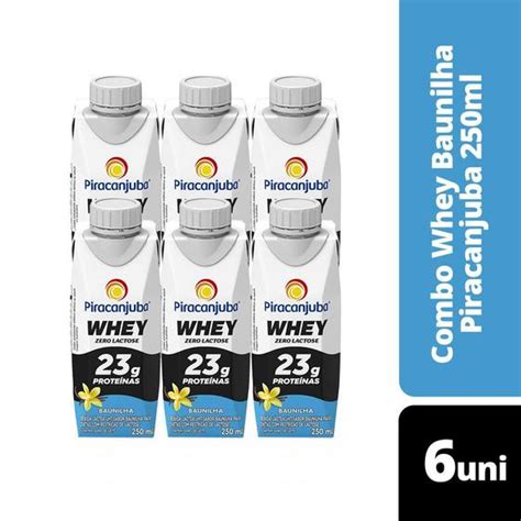 Piracanjuba Whey Baunilha Zero Lactose Ml Unidades Bebida