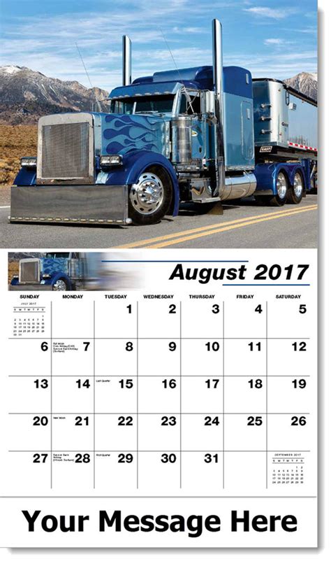 Big Truck Calendar Ally Moselle