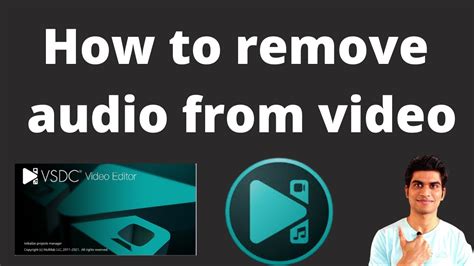 Vsdc How To Remove Audio From Video Youtube