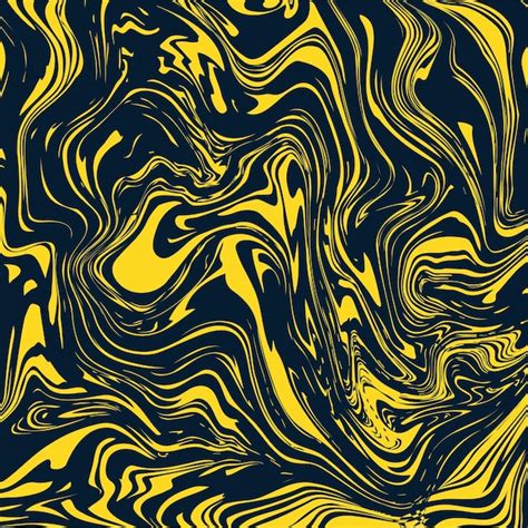 Premium Vector Blue And Yellow Liquid Swirl Pattern