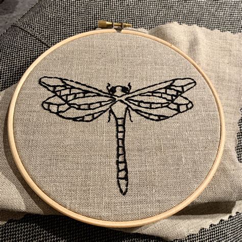 Sewing And Fiber Kits And How To Dragonfly Embroidery Design Dragonfly Embroidery Pattern Dragonfly