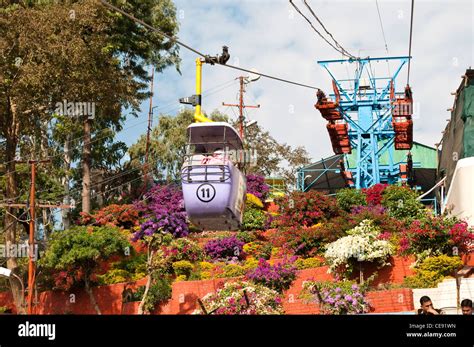 Cable Car Going Mansa Devi Hi Res Stock Photography And Images Alamy