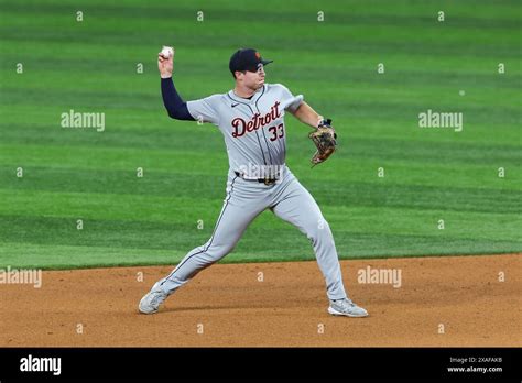 Arlington Texas Usa 05th June 2024 Detroit Tigers Second Baseman