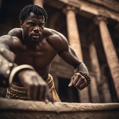 Black blind Samson tearing a Colosseum by ramese316 on DeviantArt