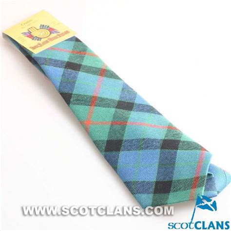 Pure Wool Tie in Gunn Ancient Tartan