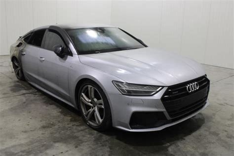 Audi A Sportback Tdi Mild Hybrid Salvage Vehicle Gray