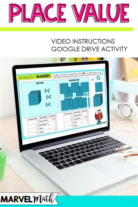 Place Value With Base Ten Blocks Place Value Activities Digital Math Activities Elementary