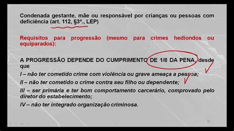 LEP progressão diferenciada de regime YouTube