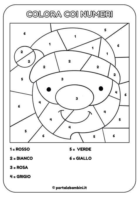 Colora Coi Numeri Portalebambini It