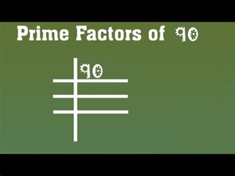 Prime Factors Of 90 Prime Factorization YouTube