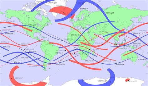 Solar Eclipse Map Timeline - Gerrie Constancia