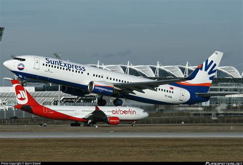 Tc Snl Sunexpress Boeing N Wl Photo By Bj Rn D Wel Id