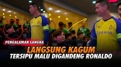 Bocah Ini Beruntung Moment Player Escort Kagum Melihat Ronaldo