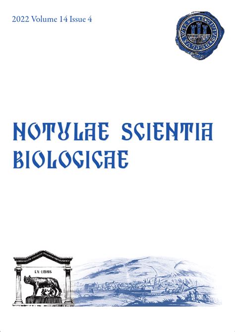 Pdf Introduction Pages Notulae Scientia Biologicae 14 4 2022