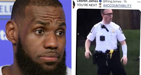 Lebron James Controversial Tweet Targeting Police Officer Sparks Calls