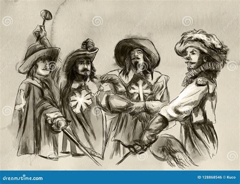 Musketeers Cartoons, Illustrations & Vector Stock Images - 151 Pictures ...