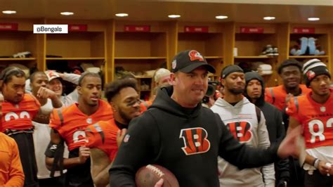 Head Coach Zac Taylors Postgame Locker Room Speech To Cincinnati