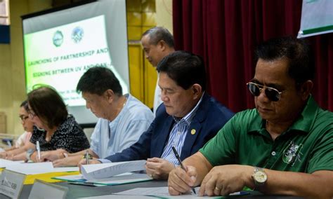 uv inks partnership  brgy day