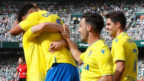 Betis Cádiz resultado resumen y goles del partido de Liga Santander