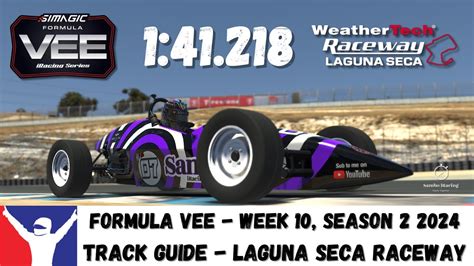 IRacing Formula Vee Laguna Seca Raceway Track Guide 1 41 218 Week