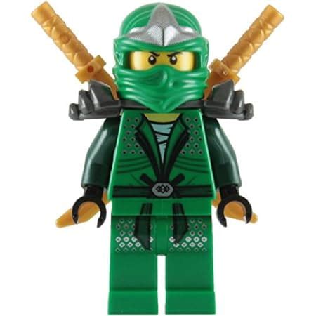 Lloyd ZX Green Ninja With Dual Gold Swords LEGO Ninjago Minifigure