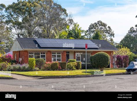 A Late 1950s Or Early 1960s Brick And Tile Roof Home Built Using One