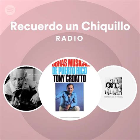 Recuerdo Un Chiquillo Radio Spotify Playlist