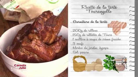 Recette Tarte Tourangelle Les Carnets De Julie Youtube