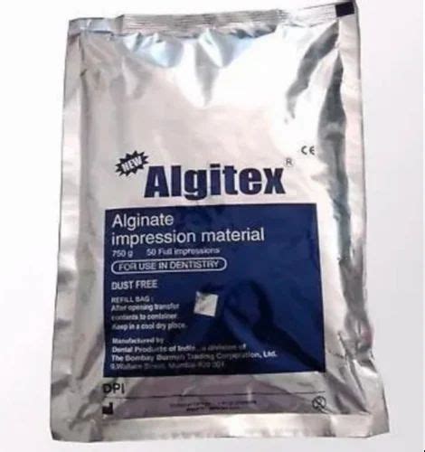 Clinical Use Manual Dpi Algitex Impression Material Packaging Type