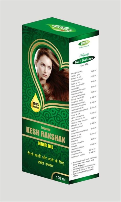 Ayurvedic Herbal 100 Ml Tripushp Kesh Rakshak Oil For Hair Care Bottle