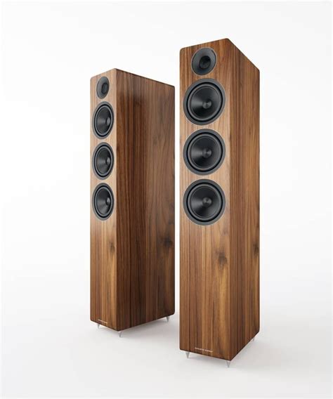 Acoustic Energy AE-320 Floor Stand Speaker Pair - Real Walnut Veneer ...