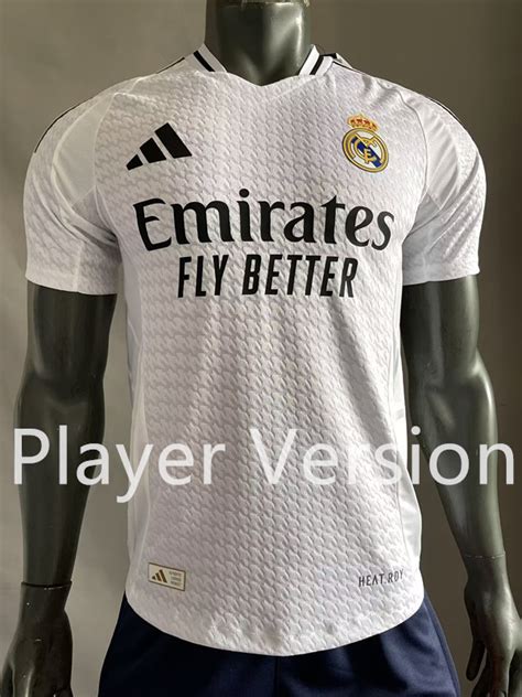 S Xl Player Version Real Madrid Home White Thailand Soccer