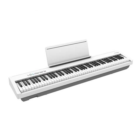 Roland FP 30X Digital Piano With Wood Frame Stand And Pedals White At