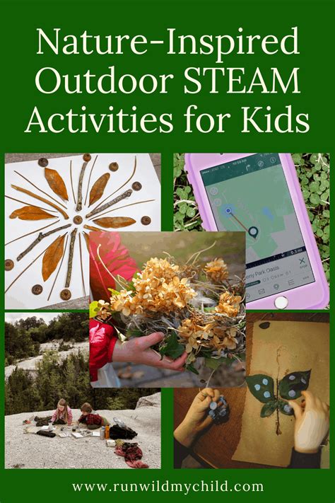 Nature-Inspired Outdoor STEAM Activities for Kids • RUN WILD MY CHILD