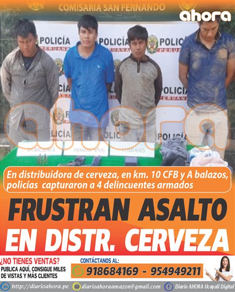 FRUSTRAN ASALTO EN DISTR CERVEZA Diario Ahora