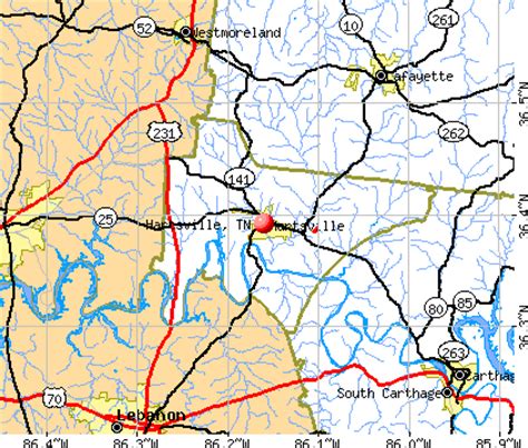 Hartsville, Tennessee (TN 37074) profile: population, maps, real estate ...