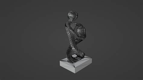 Dance Couple Sculpture 3D Model - TurboSquid 1948926